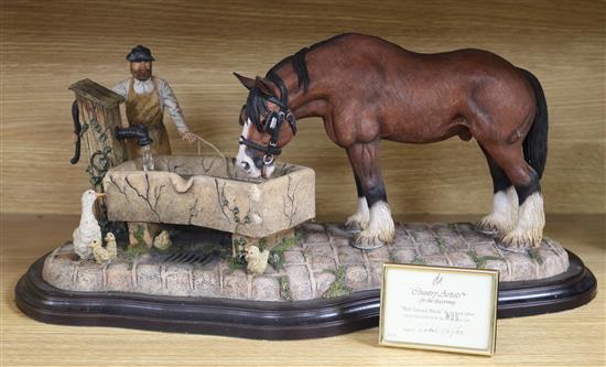 A Country Artists group limited edition figure group Well Earned Break width 54cm height 24cm